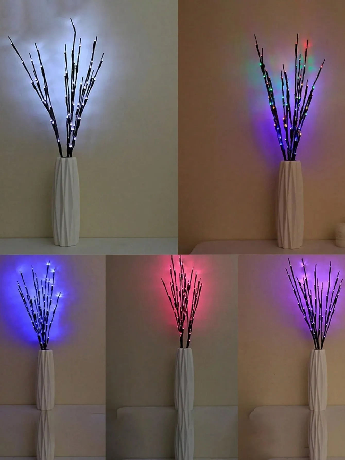 20LED Branch String Lights Indoor Fairy Lights for Weddings Birthdays Christmas Halloween Party Home Decor Garden Decoration Gift
