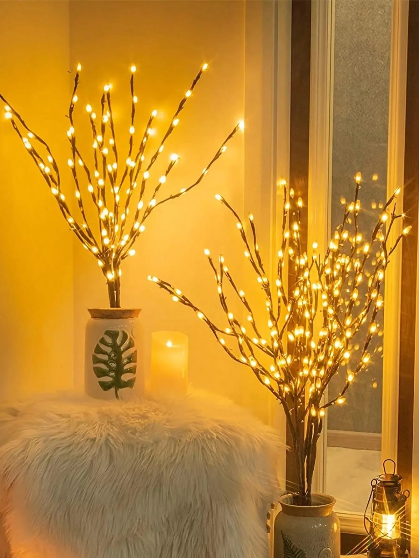 20LED Branch String Lights Indoor Fairy Lights for Weddings Birthdays Christmas Halloween Party Home Decor Garden Decoration Gift