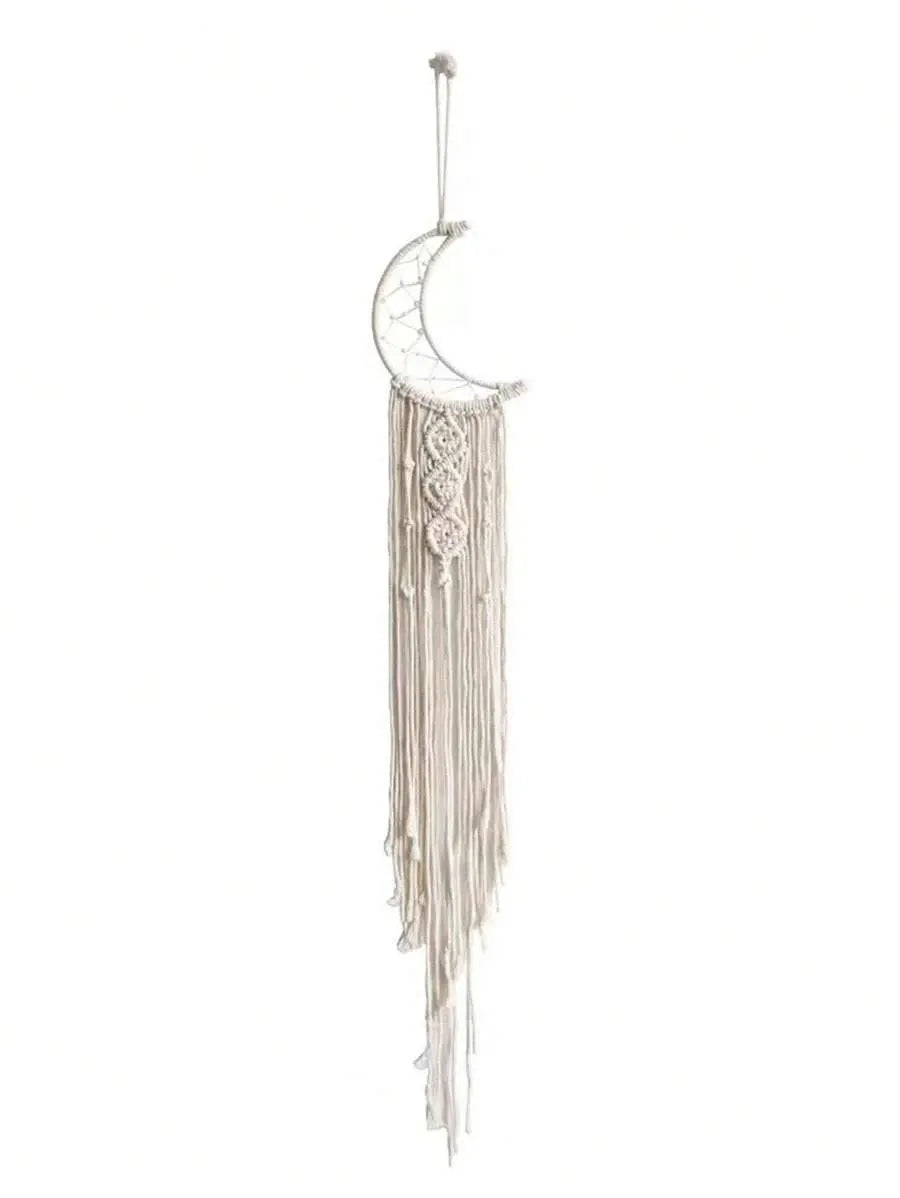2pcs Moon & Star Tassel Wall Hangings, Boho Home & Room Decor, Unique Wall Art, Perfect Birthday & Graduation Gifts