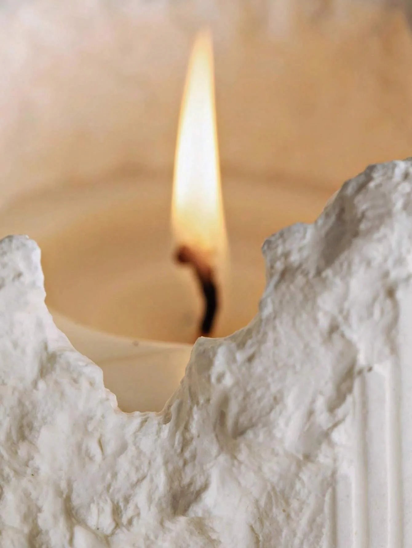 Plaster Candle Shaped Aromatherapy Scented Candle – European Style Home, Wedding, Birthday & Anniversary Decor Gift